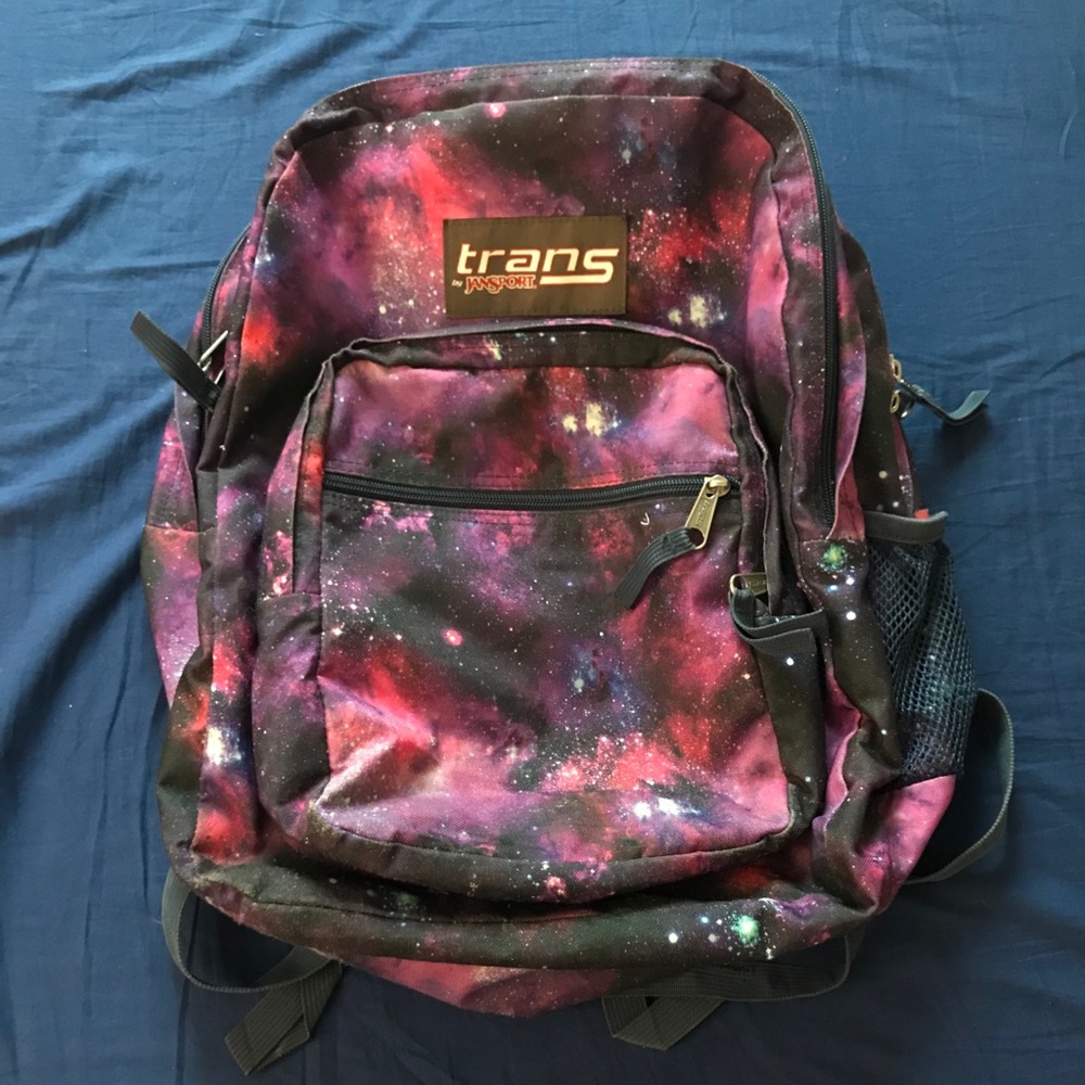 Galaxy print backpack